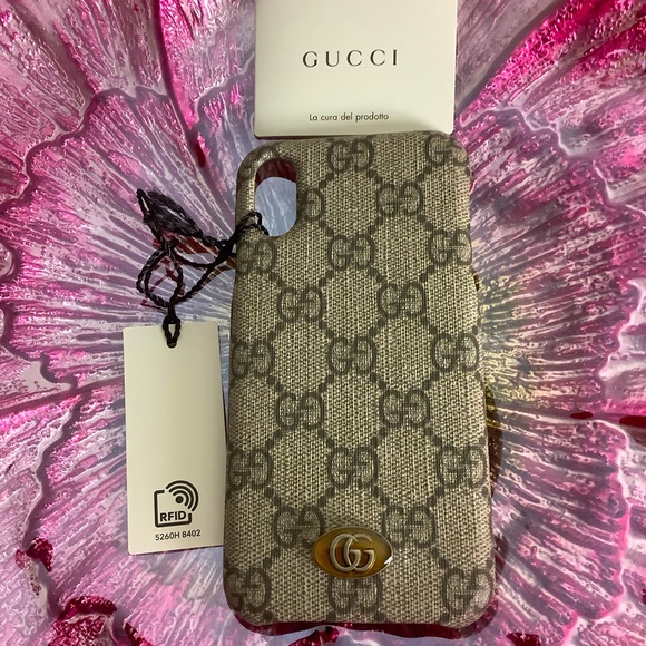 SOLD Gucci - GG Supreme - The Ophidia case for iPhone X and XS - Picture 2 of 7